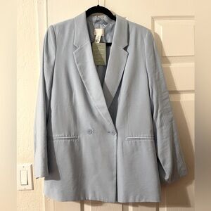 NWT H&M Jacket Blazer Blue Small